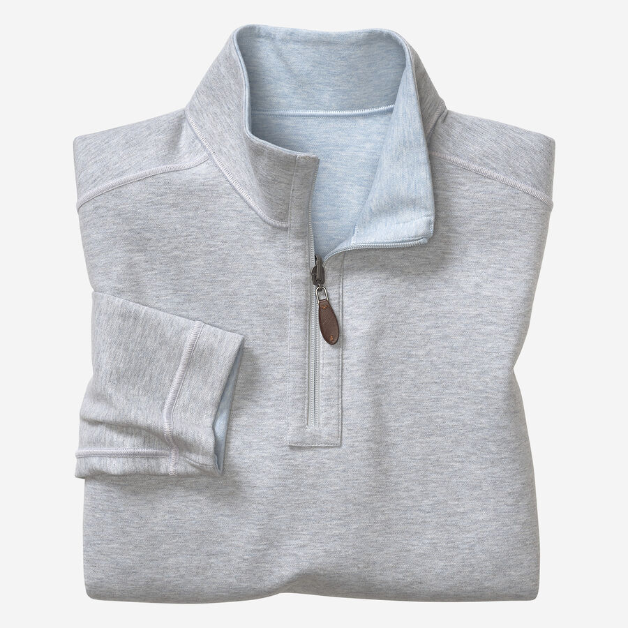 Reversible Solid Quarter-Zip image number null