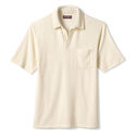 Terry Open Collar Polo image number null