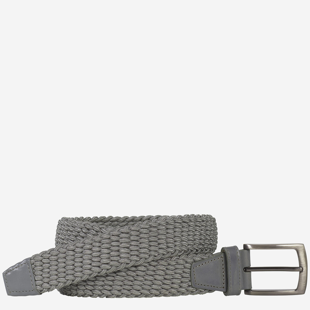 Woven Stretch-Knit Belt image number null