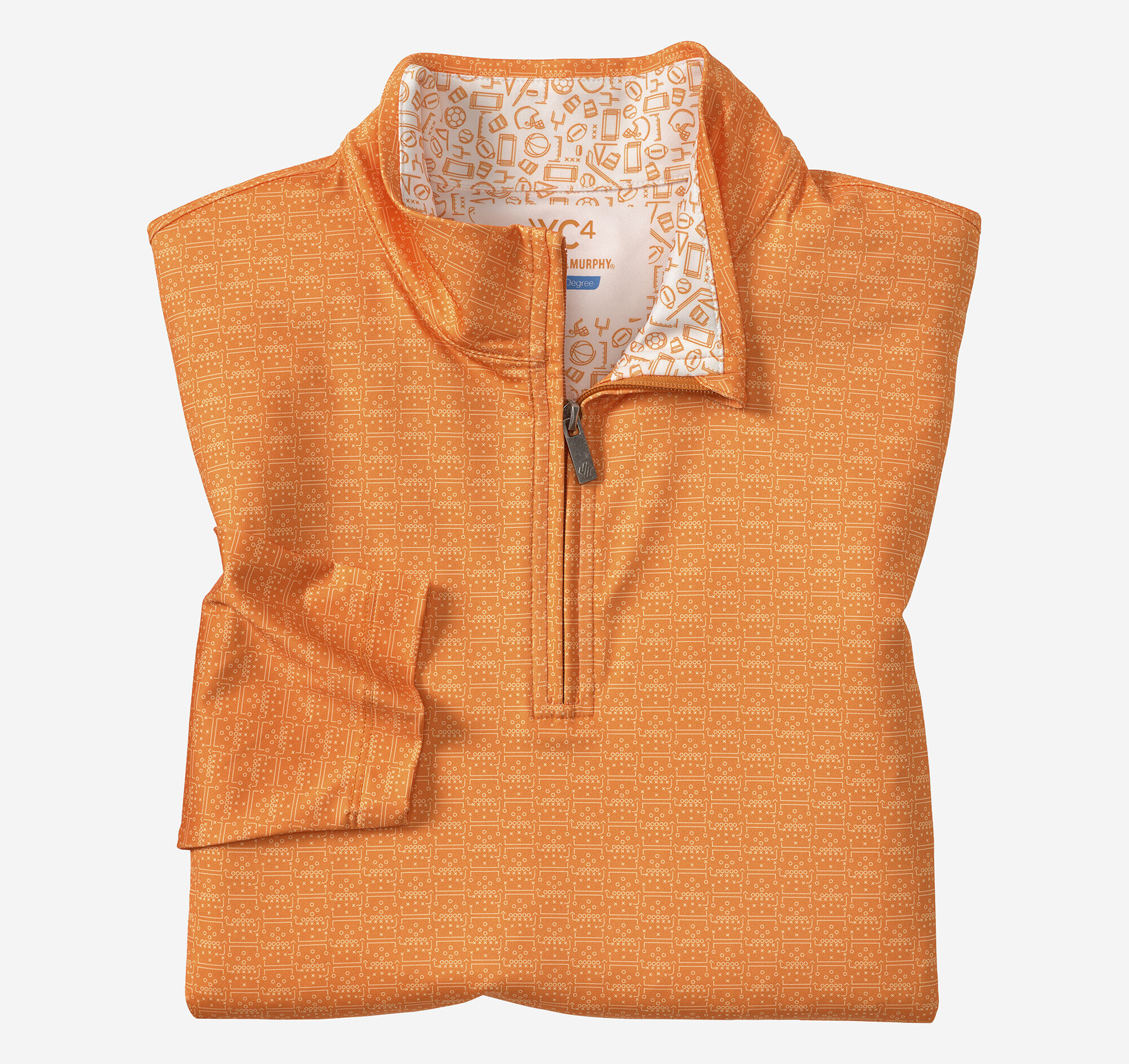 PlayStation4とカセット Men's Game Day XC4® Plays Print Quarter-Zip | Johnston & Murphy