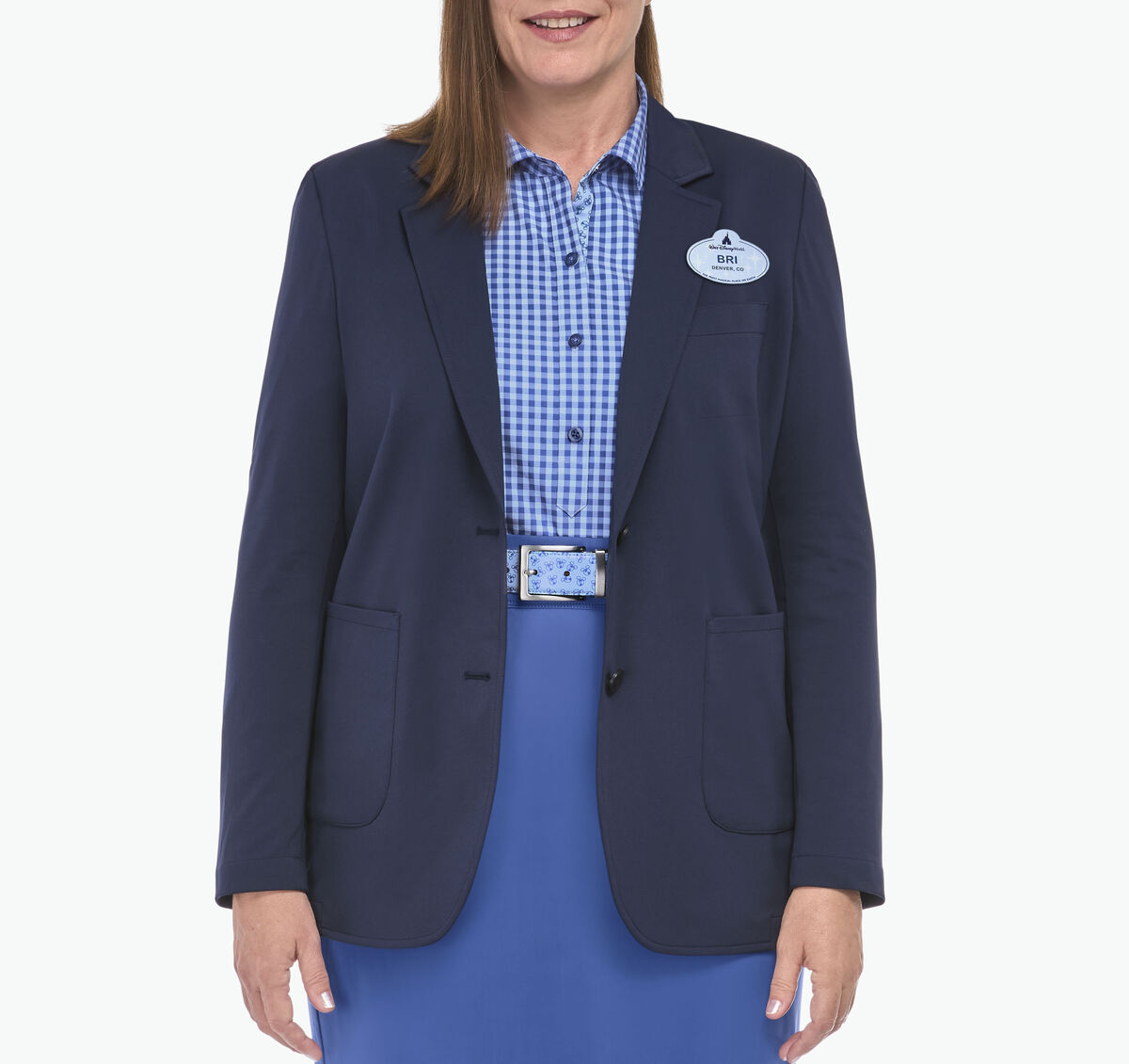 Women's Solid Knit Blazer image number null
