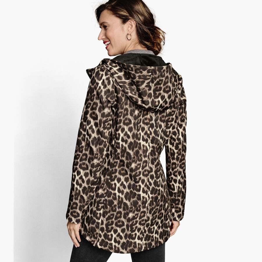 Animal-Print Soft Shell Jacket image number null