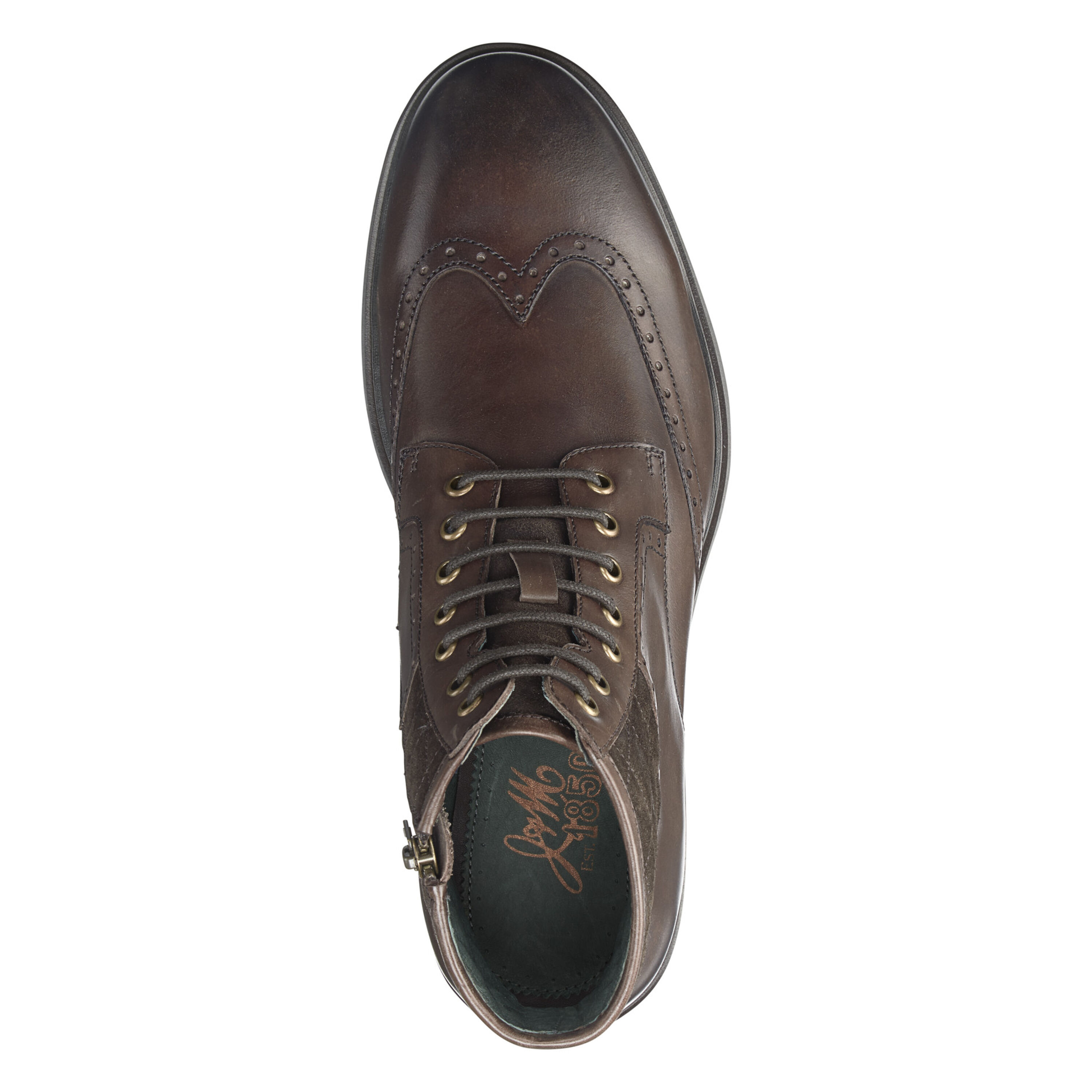 Johnston & Murphy Myles $175 Men\'s Wingtip Oxford Dress Shoes Sz 11.5 M 27-1510 Amazon.com | Johnston & Murphy Conard Embossed Wingtip Oak  main image 3