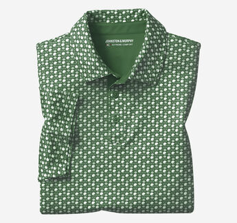 Game Day XC+&trade; Helmet-and-Football Print Polo