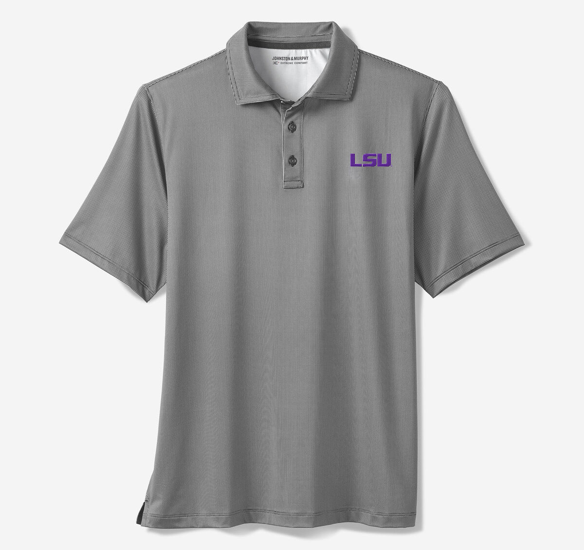 Collegiate XC+&trade; Gingham Polo image number null