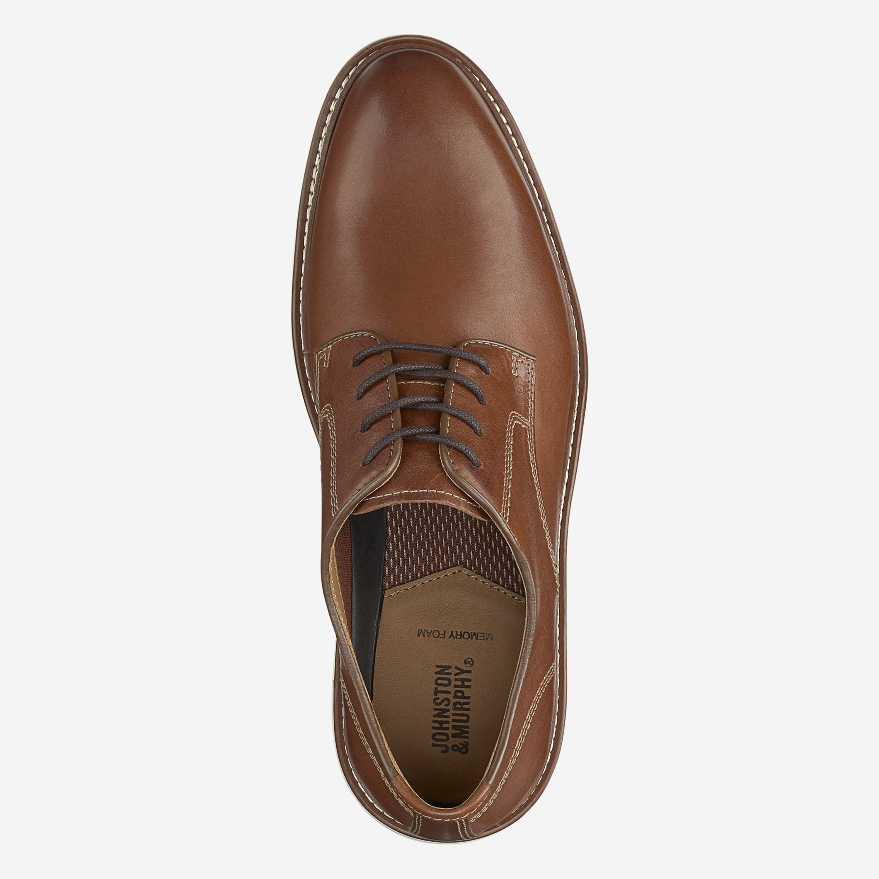 NWT Johnston & Murphy Upton Perfed Plain Toe Color: Taupe Nubuck Sz 8,5 (no box) Men main image 3