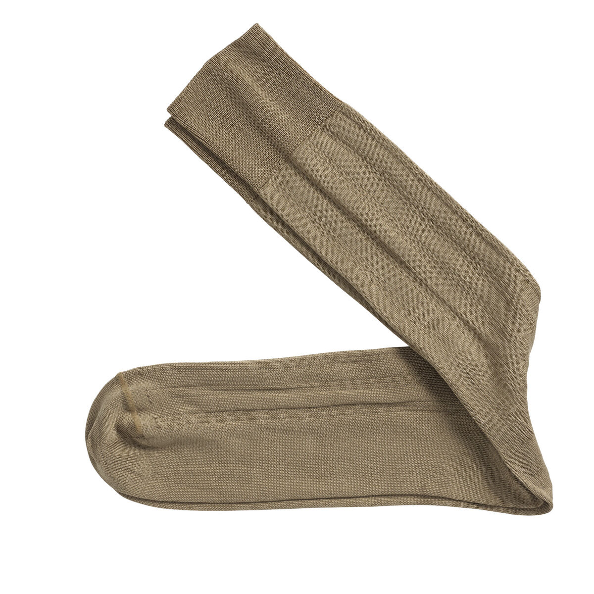 Pima Cotton Ribbed Socks image number null