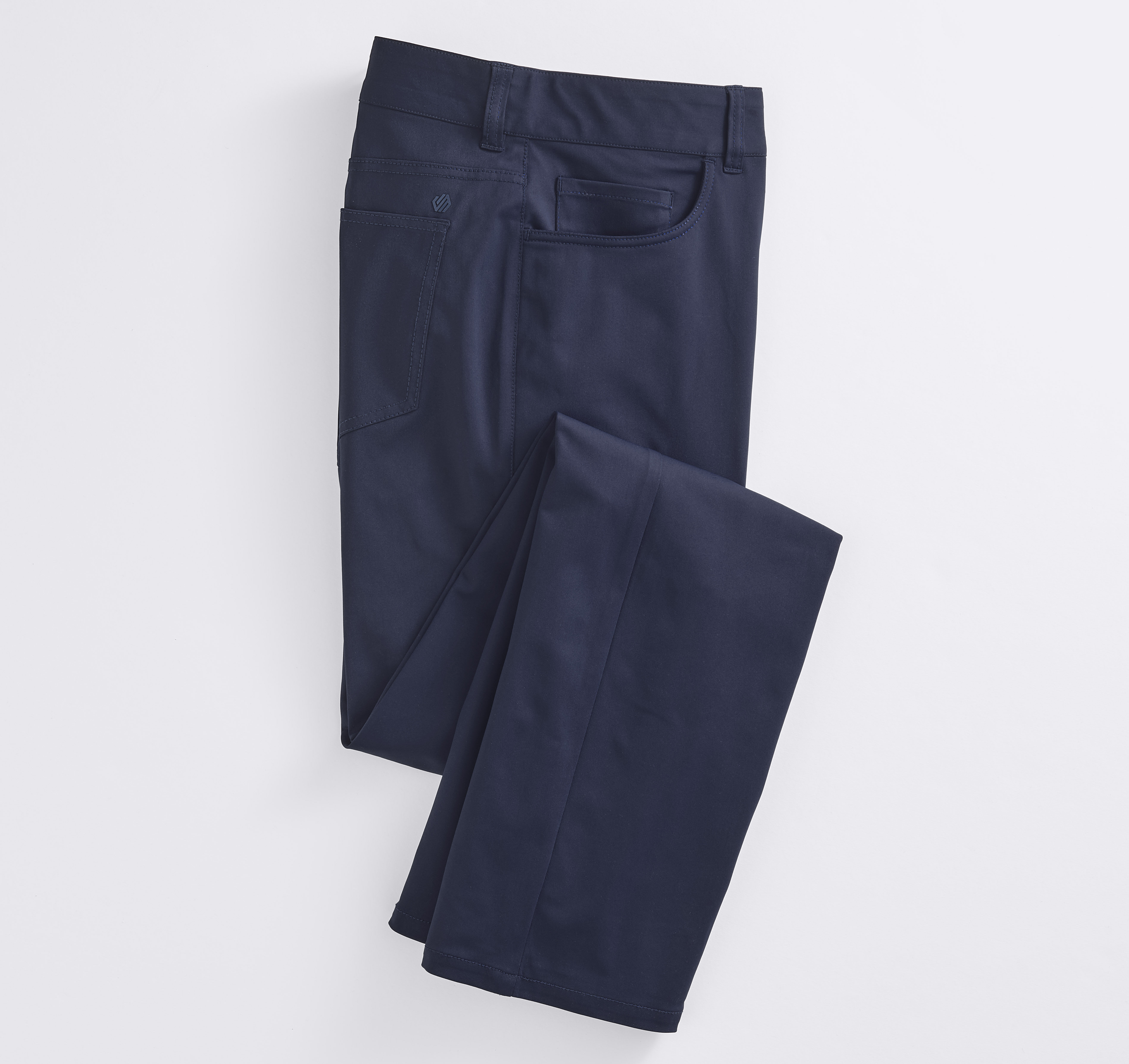 Men's XC4® Performance Five-Pocket Pants in Navy | Johnston & Murphy