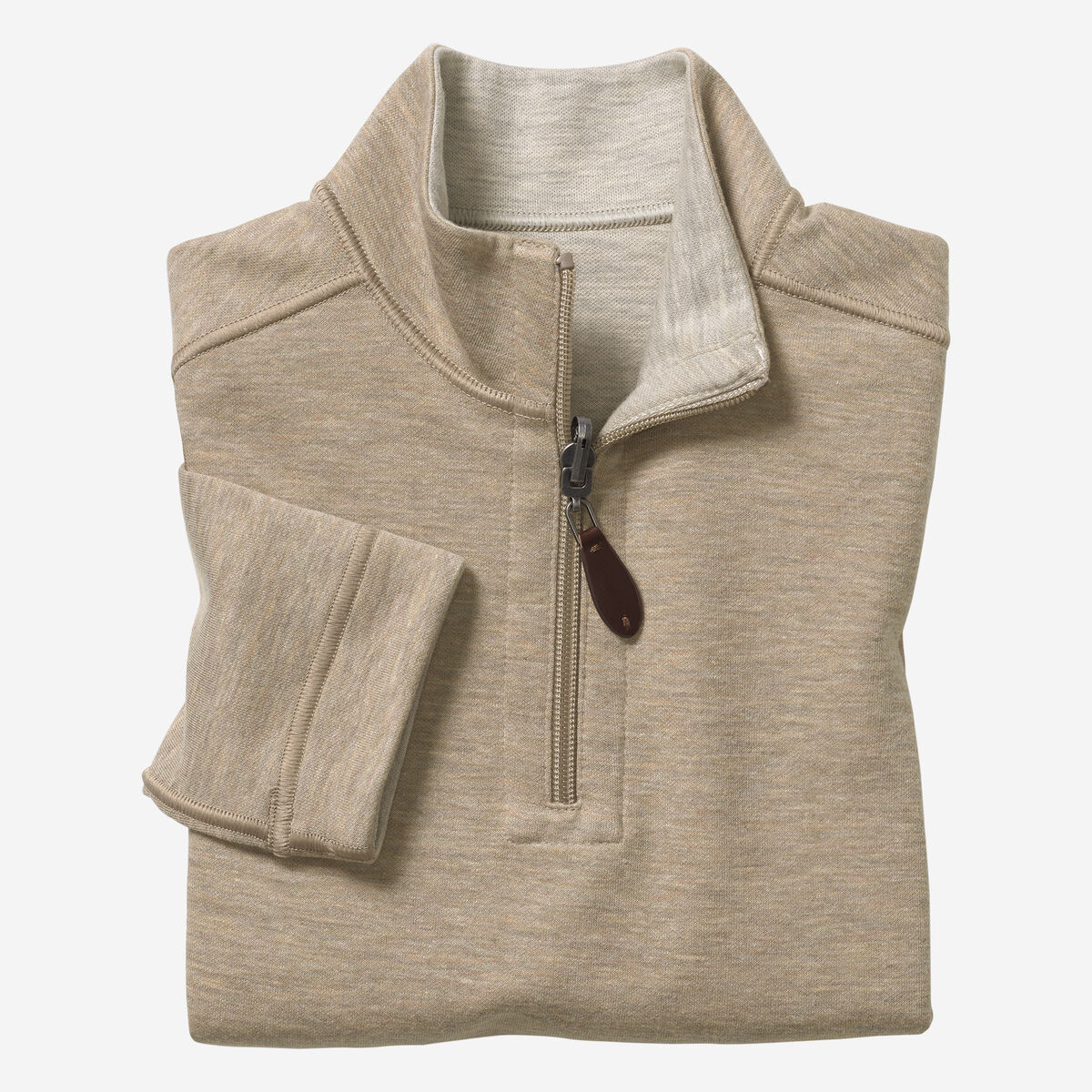 Boys Reversible Solid Quarter Zip image number null
