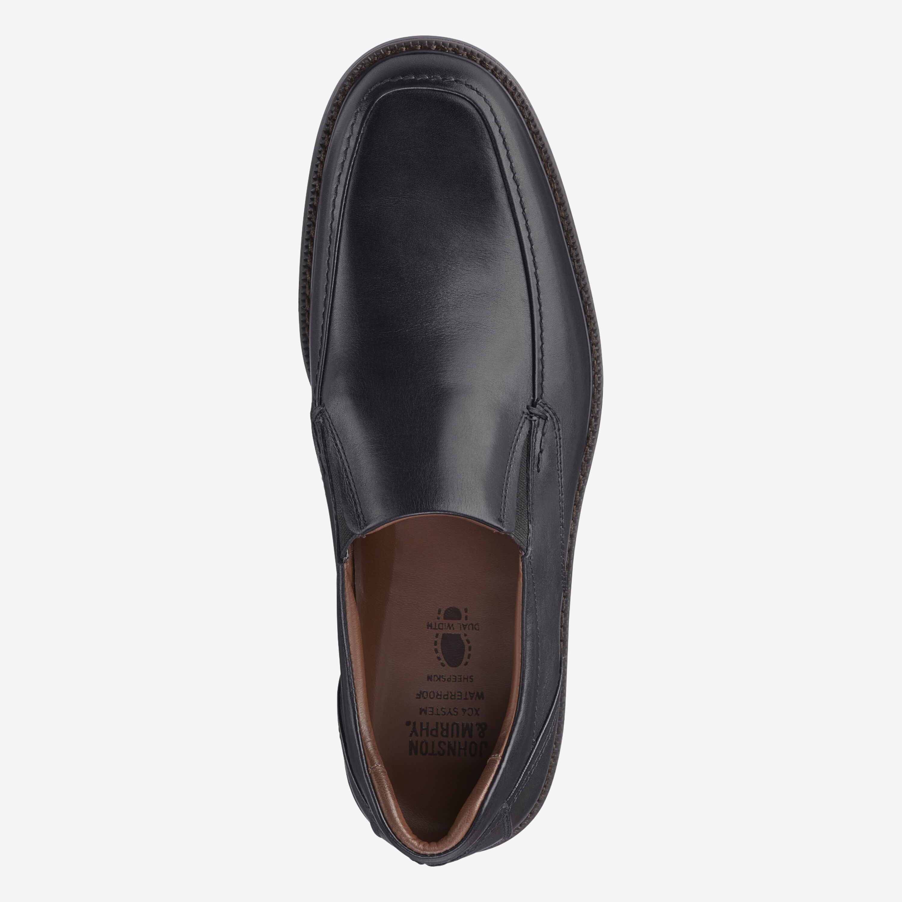 J&M Johnston & Murphy mens loafers size 9 dual width Xc4 system black leather Men main image 4