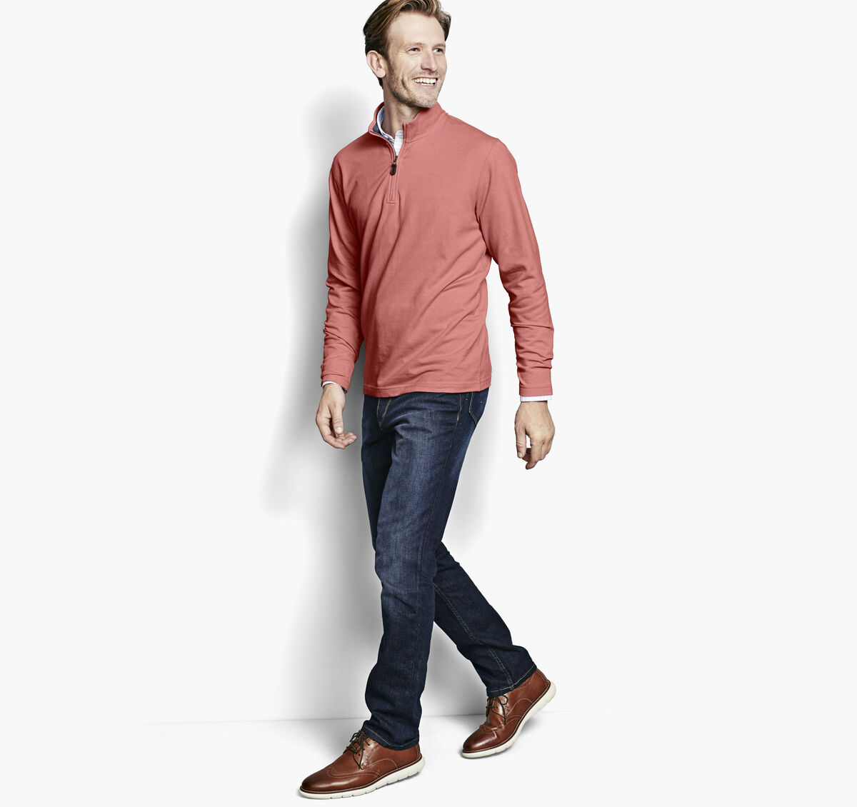 French Terry Quarter-Zip image number null