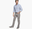 Linen-Blend Dress Shirt image number null