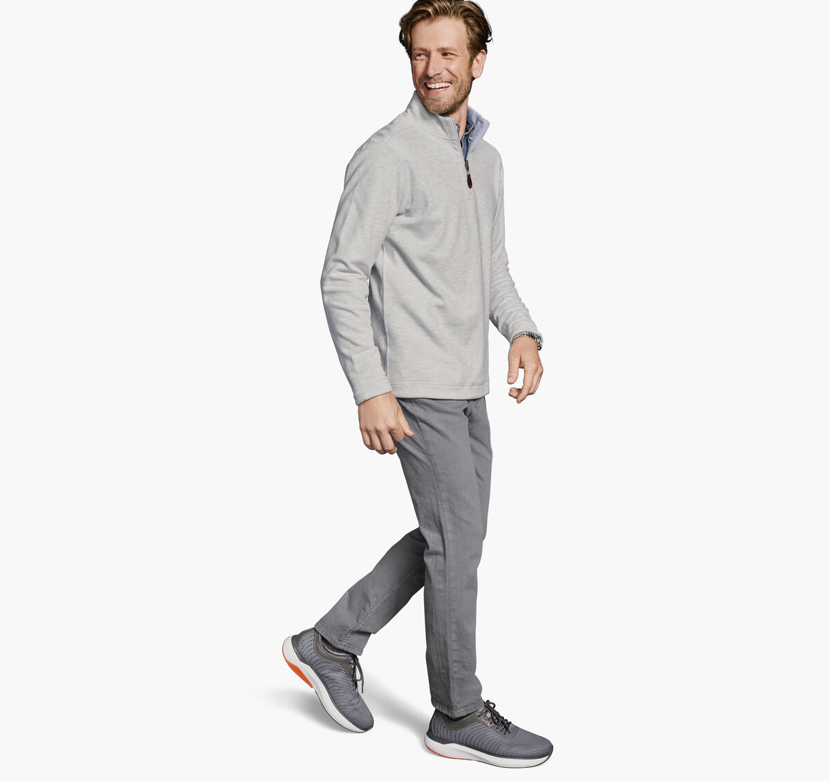 Reversible Solid Quarter-Zip image number null