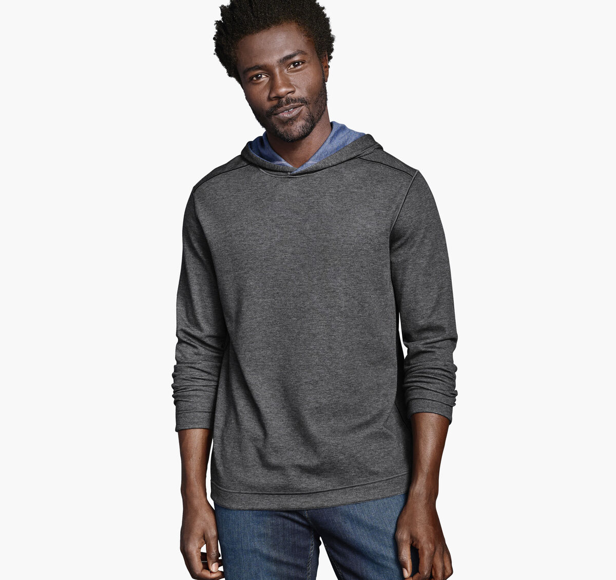 Reversible Knit Hoodie image number null