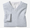 Reversible Long-Sleeve V-Neck image number null