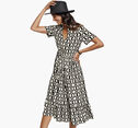 Geo Print Dress image number null