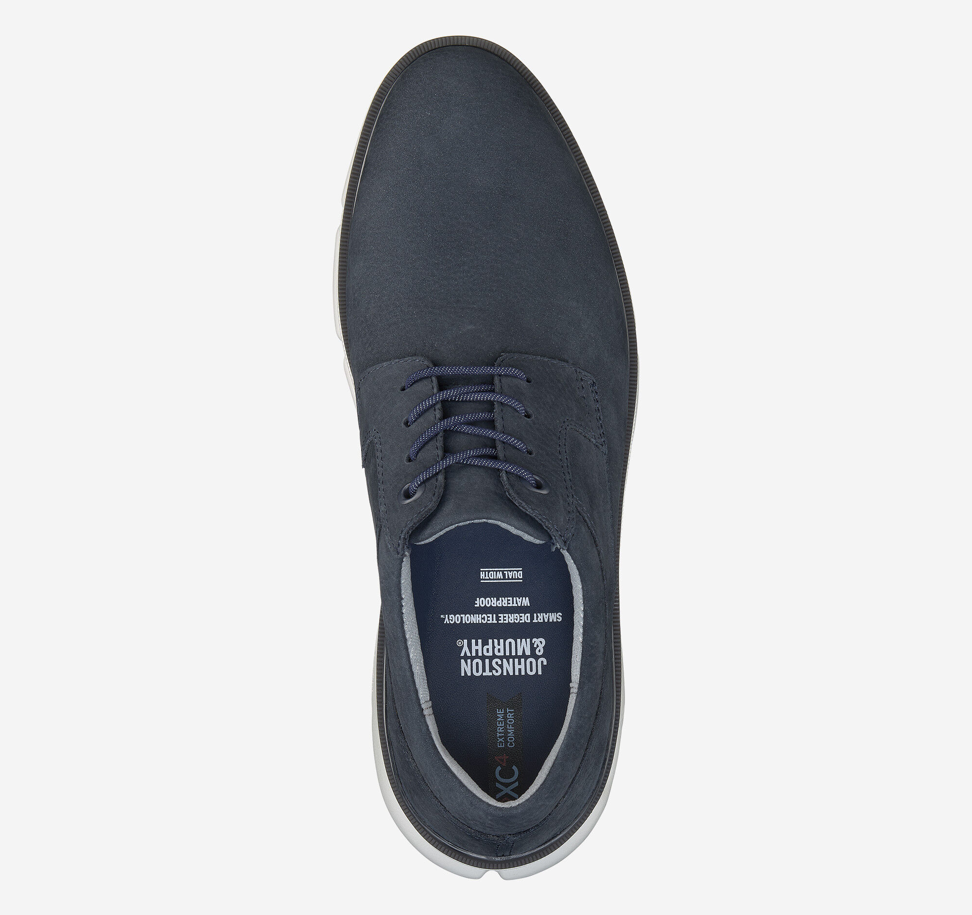 Men's XC4® Tanner Plain Toe in Navy Nubuck | Johnston & Murphy