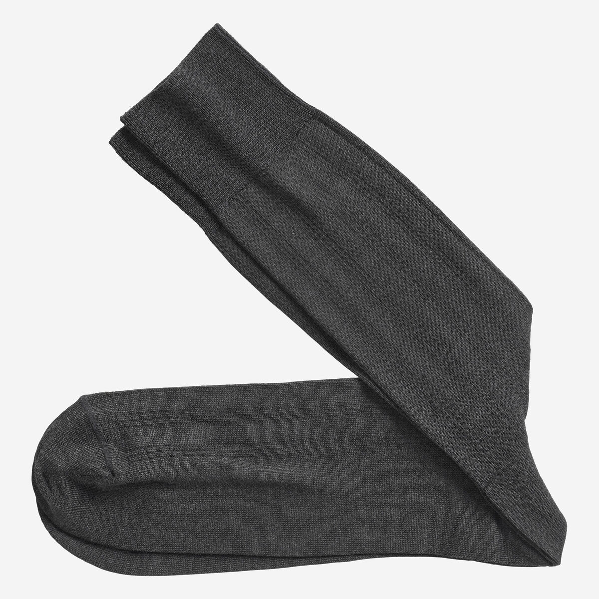 Pima Cotton Ribbed Socks image number null