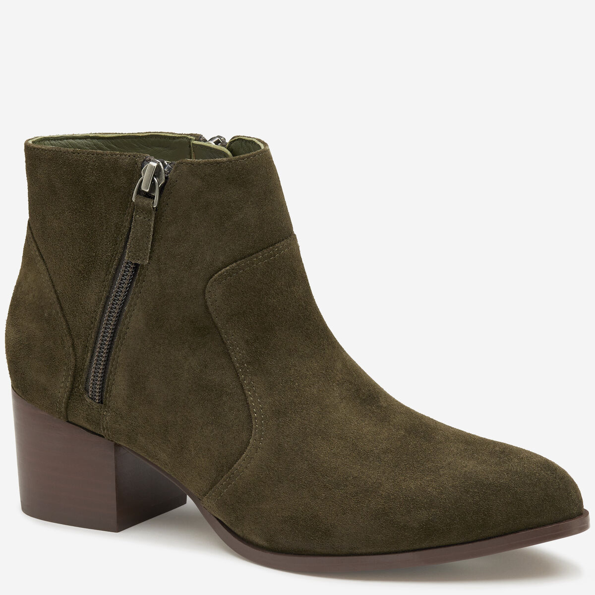 Trista Double-Zip Bootie image number null