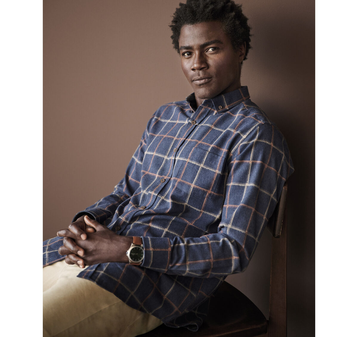 Neal Heathered Shirt image number null
