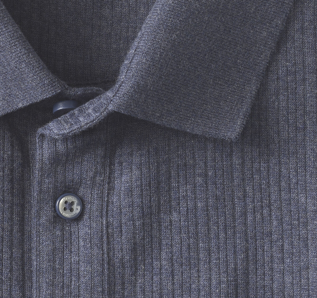 Quincy Ribbed Long-Sleeve Polo image number null