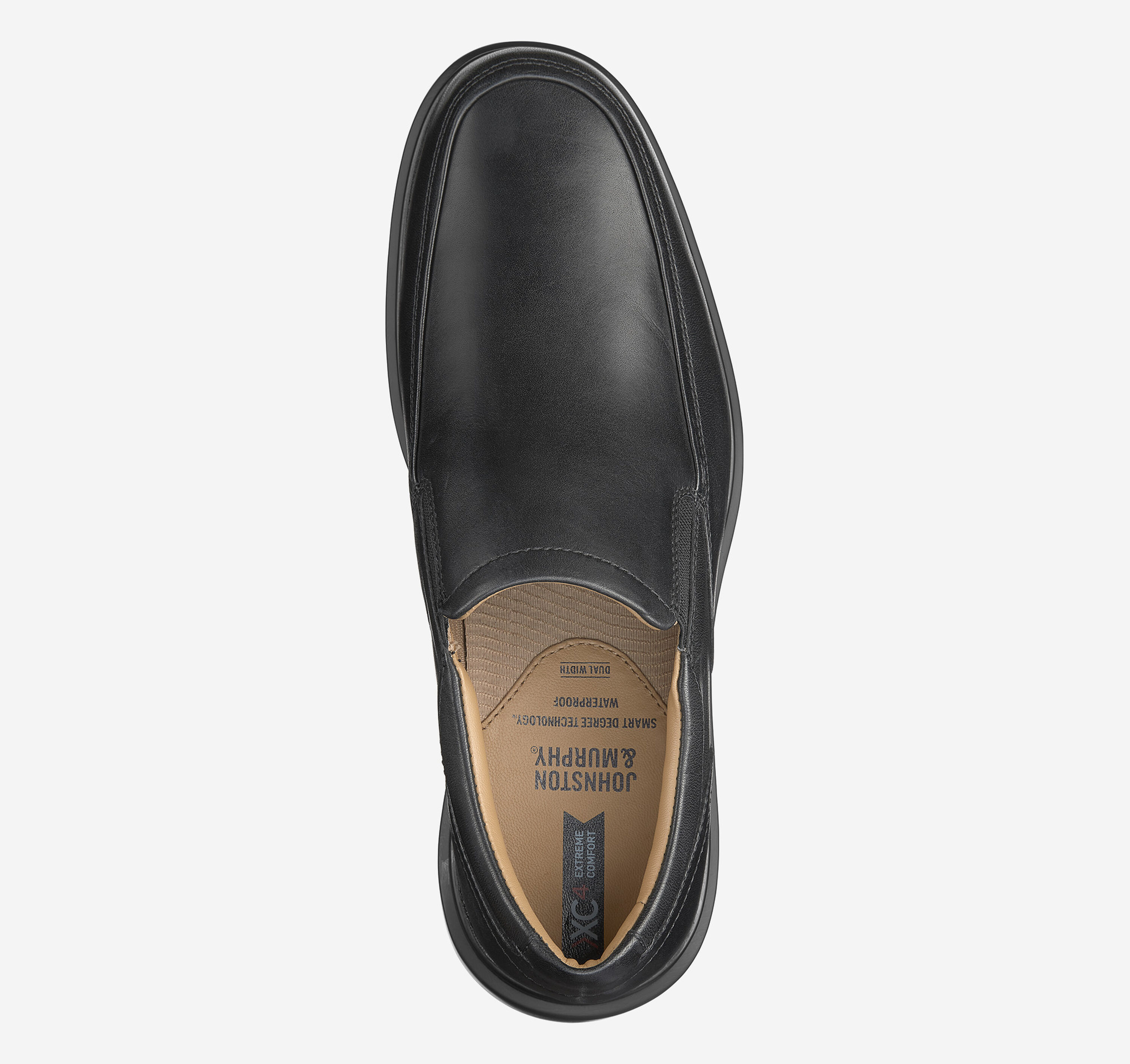 mens slip on dress shoes black The Black Tux Leather Shoes In Black