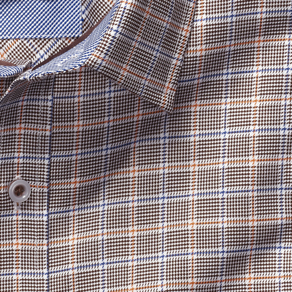 XC4® Framed Houndstooth Check Point-Collar Shirt image number null