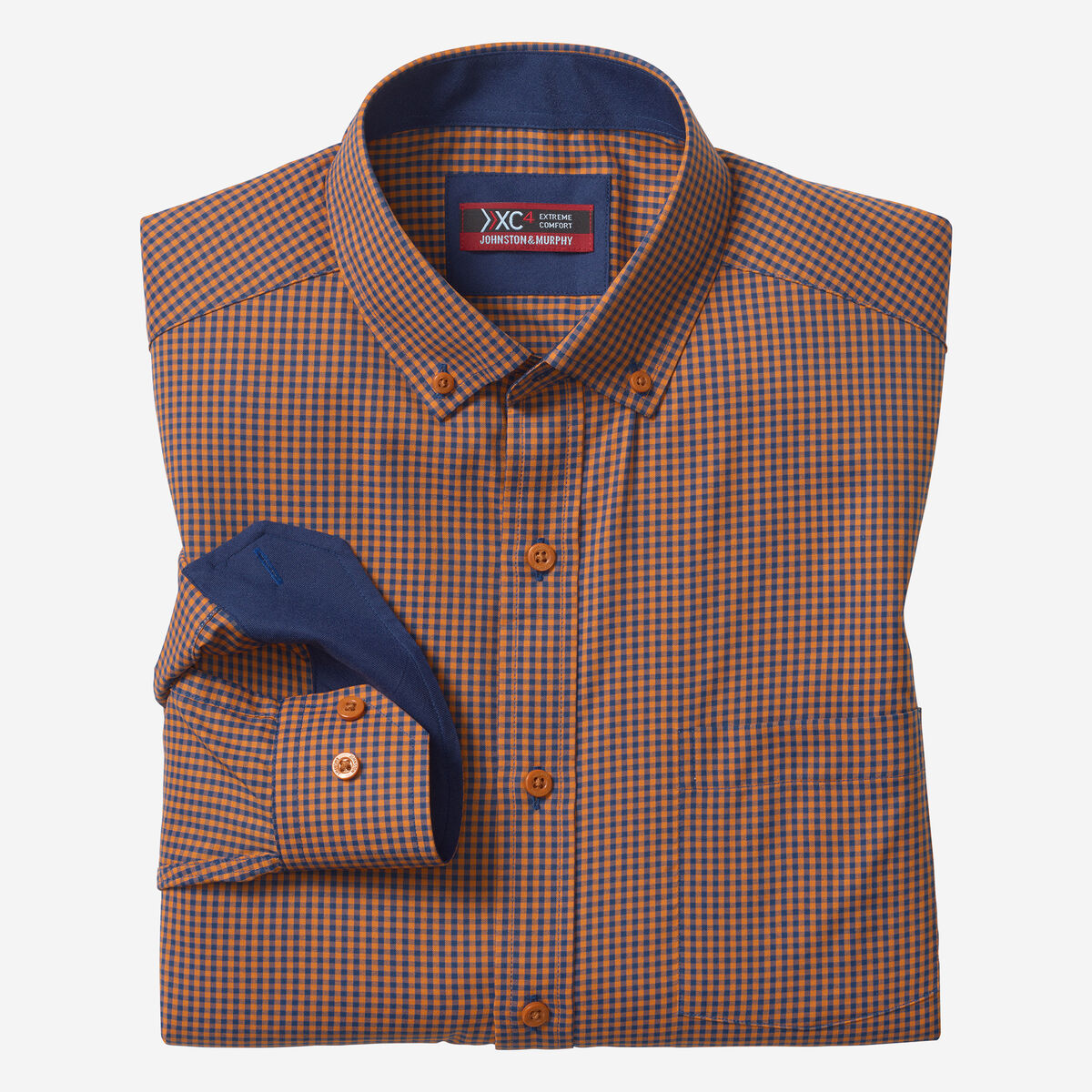 XC4® Long-Sleeve Stretch-Woven Shirt image number null