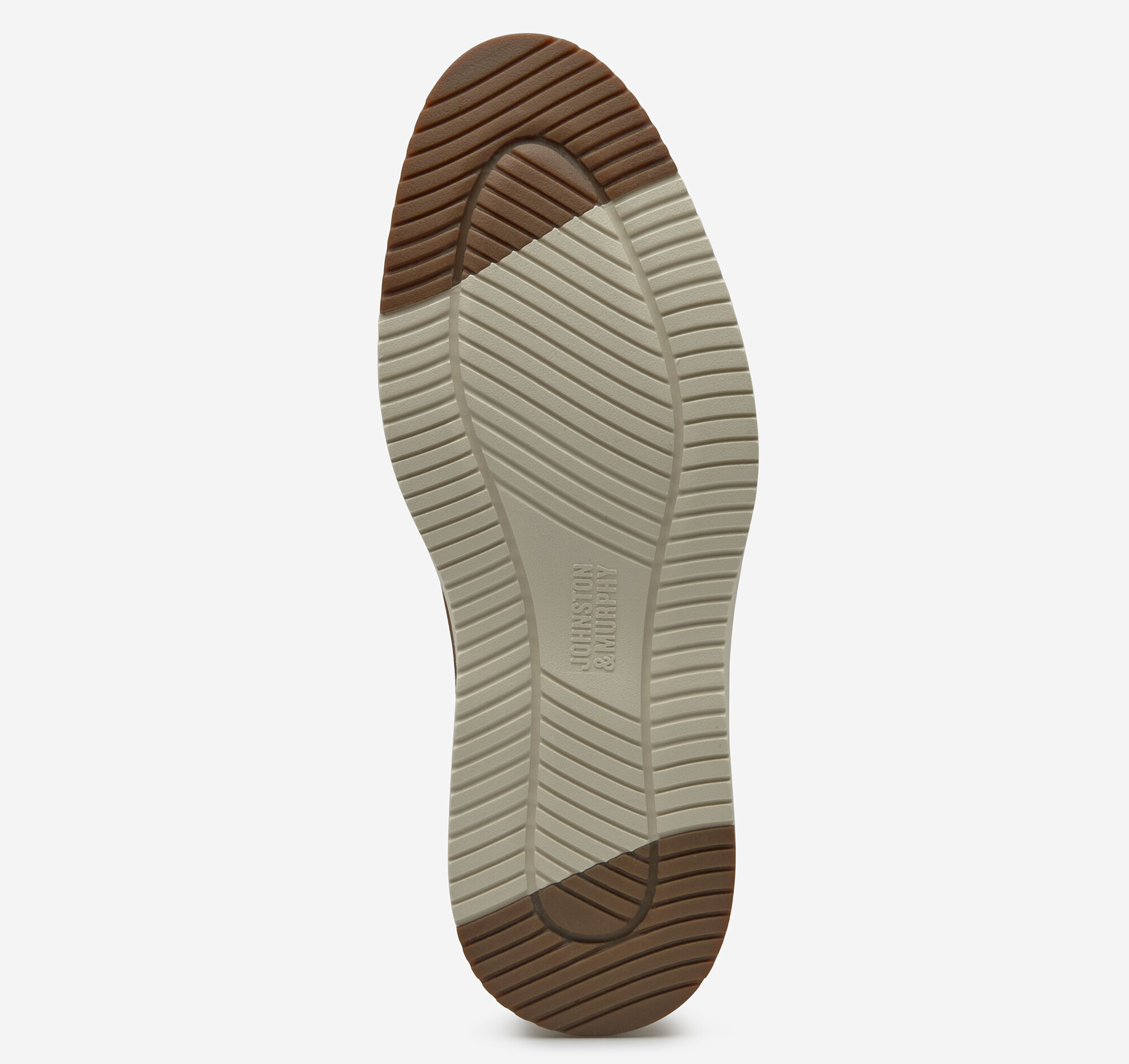 Men's Upton Knit Wingtip in Brown Heathered Knit | Johnston & Murphy