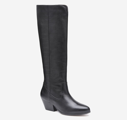 Tristen Tall Boot - Black Full Grain