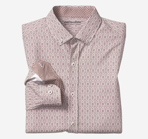 Game Day XC+&trade; Long-Sleeve Football Print Shirt - Burgundy