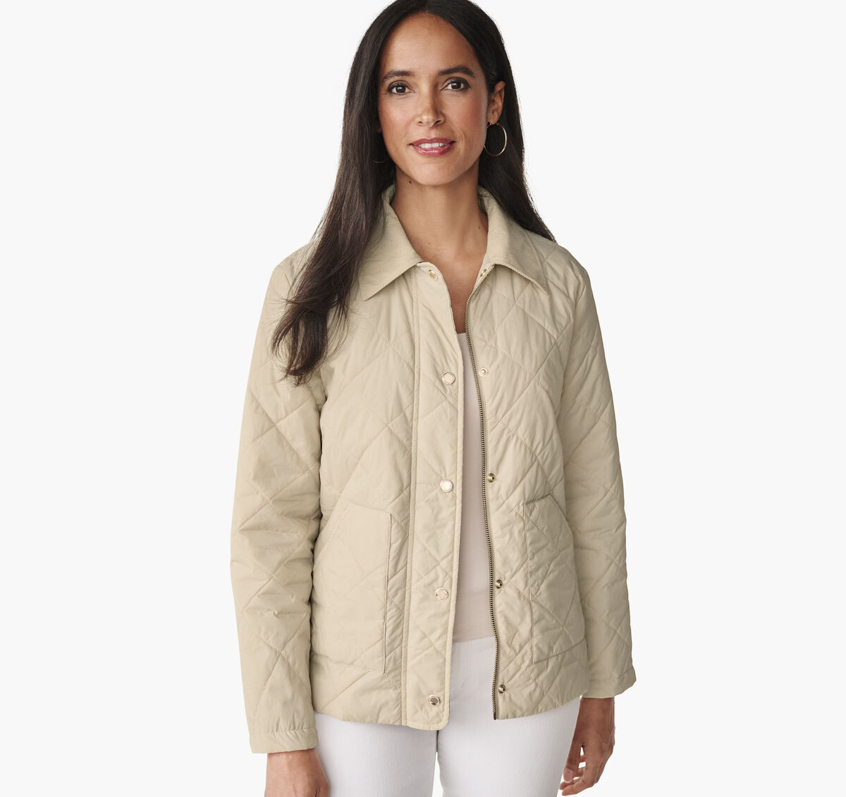 Diamond Quilt Jacket image number null