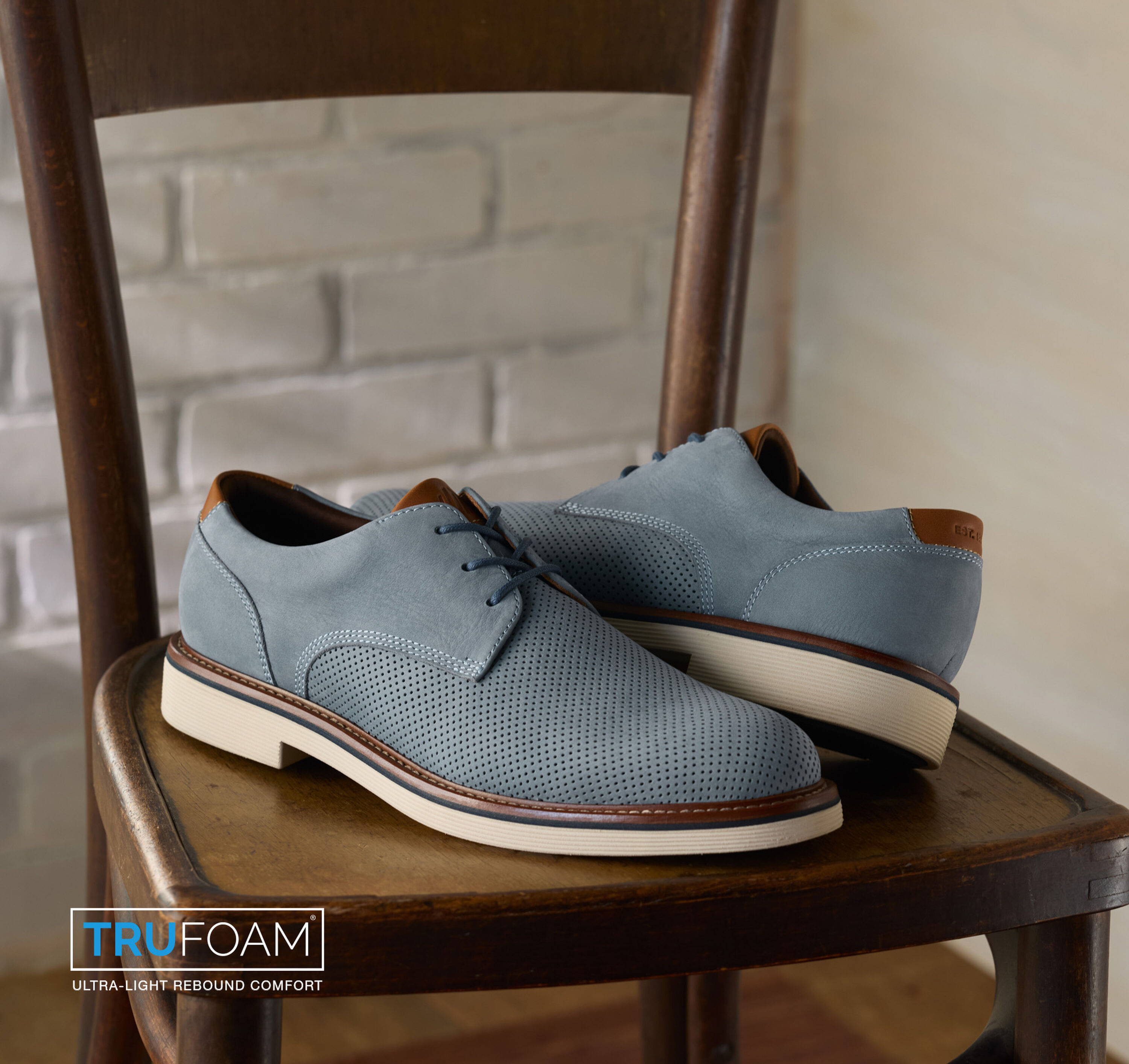 NEW Johnston & Murphy Men’s Nubuck Oxford Shoes 11M Johnston & Murphy Braxton Plain Toe Oxfords, Brown | Dress  main image 3