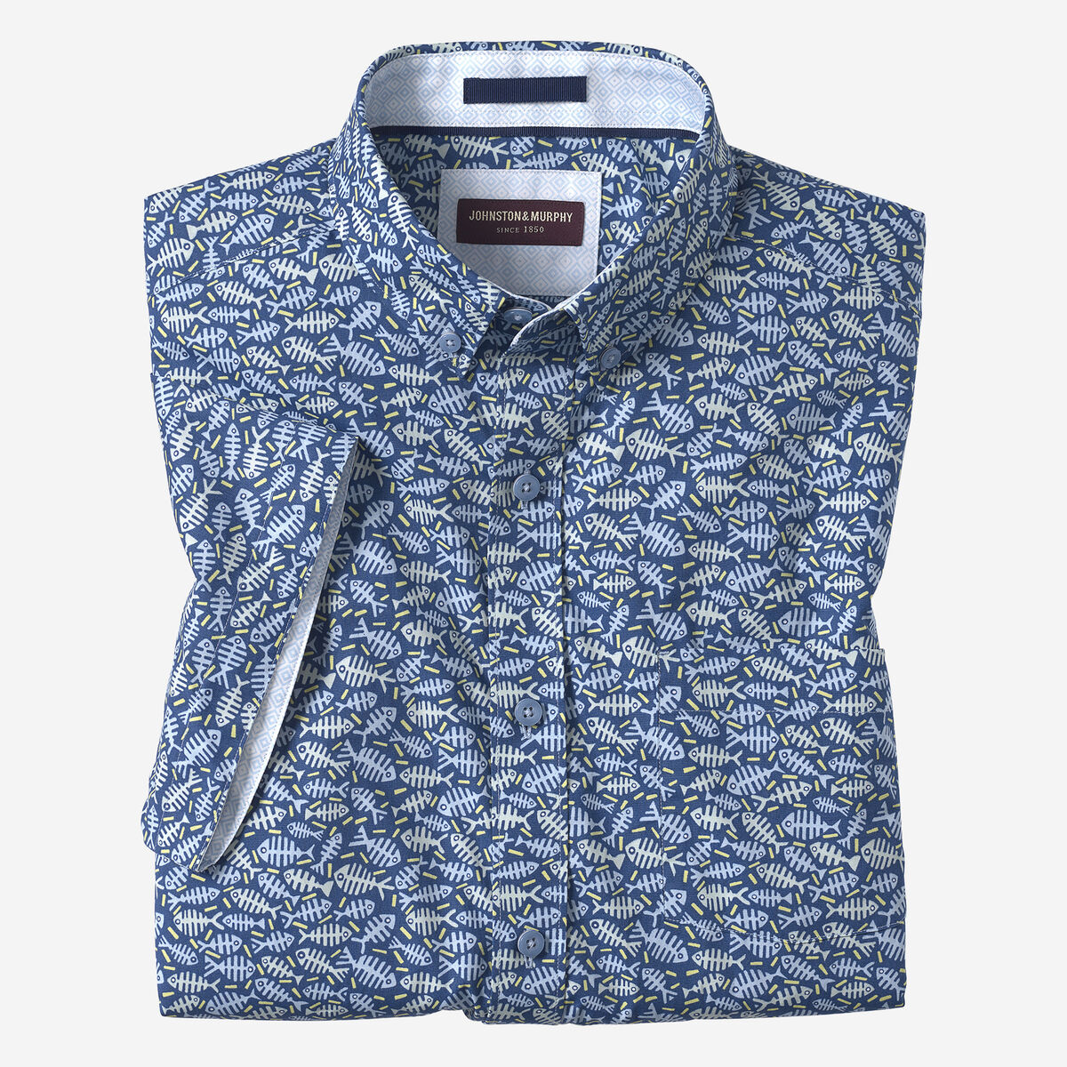 Printed Cotton Short-Sleeve Shirt image number null