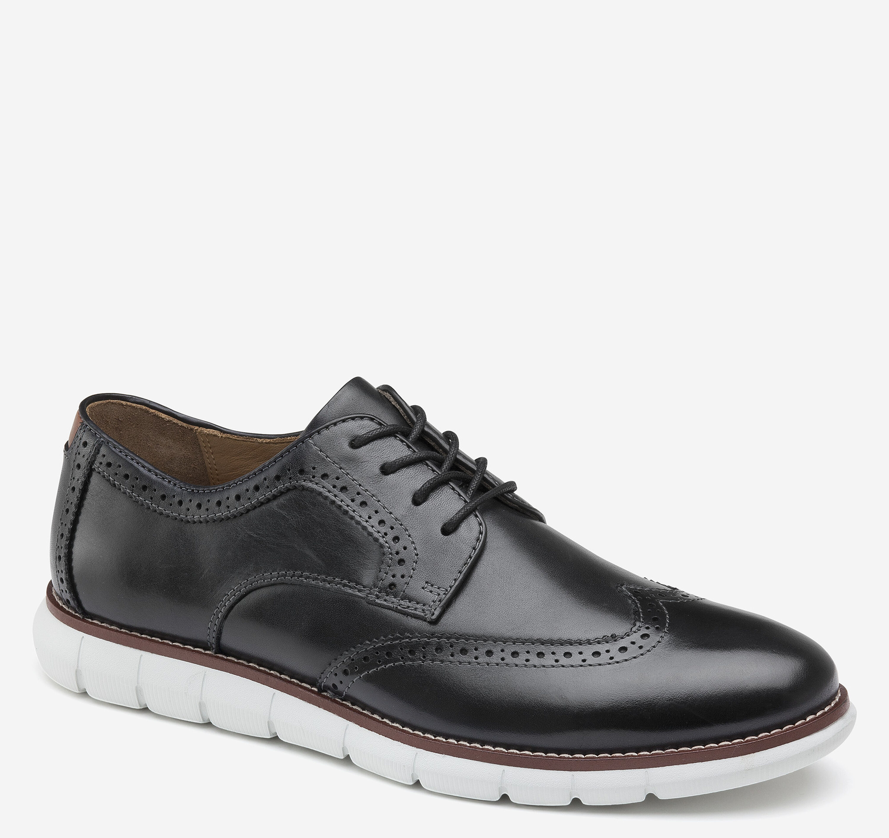 Johnston & Murphy, Atchison Wingtip Shoes, Black 20-6287, Men’s Size 8M (US) Amazon.com | Johnston & Murphy Men main image 3