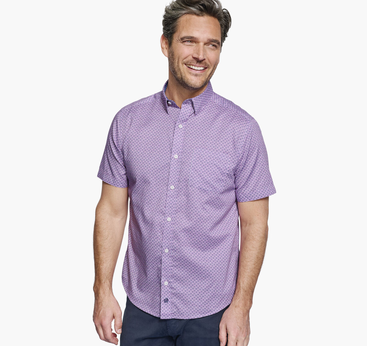 Printed Short-Sleeve Shirt image number null