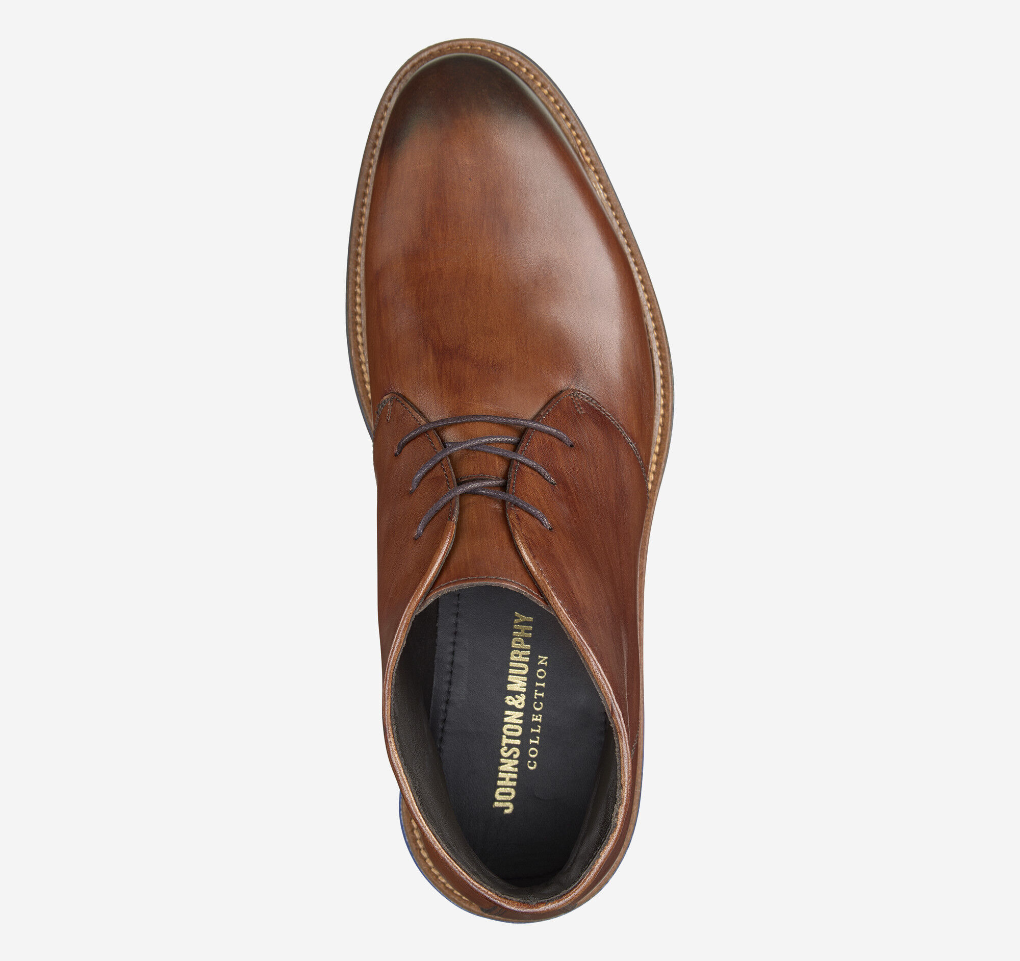 Men's Jenson Chukka Boot in Brown Italian Calfskin | Johnston & Murphy