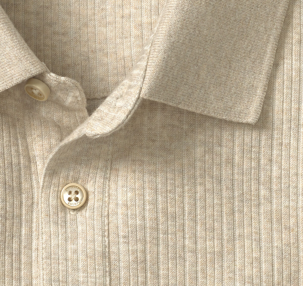 Quincy Ribbed Long-Sleeve Polo image number null