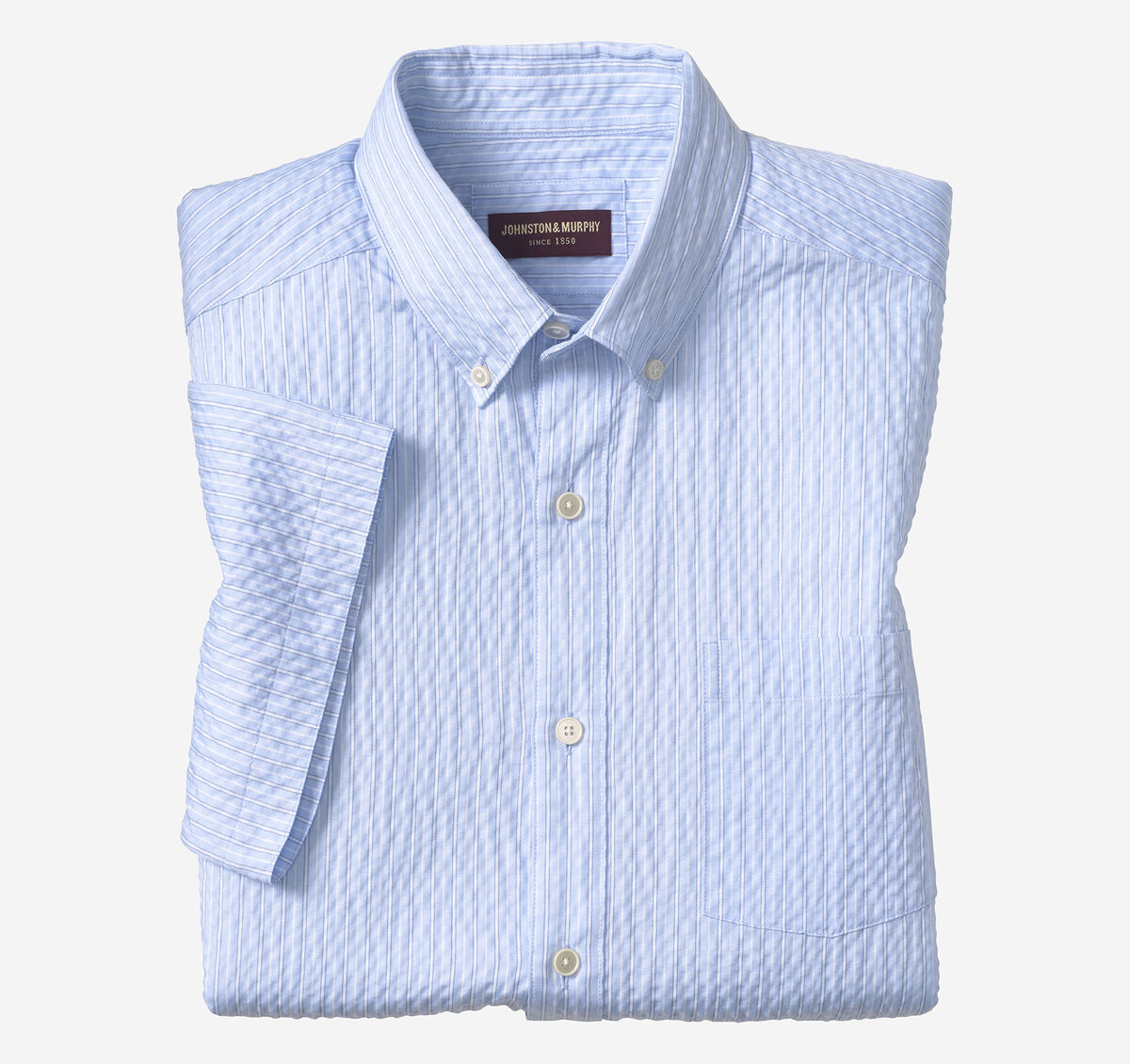 Leland Seersucker Short-Sleeve Shirt image number null