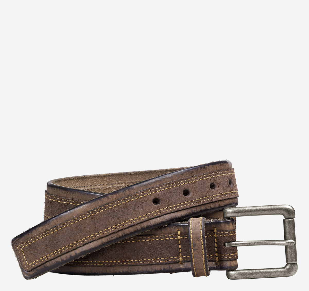 Suede Overlay Belt image number null