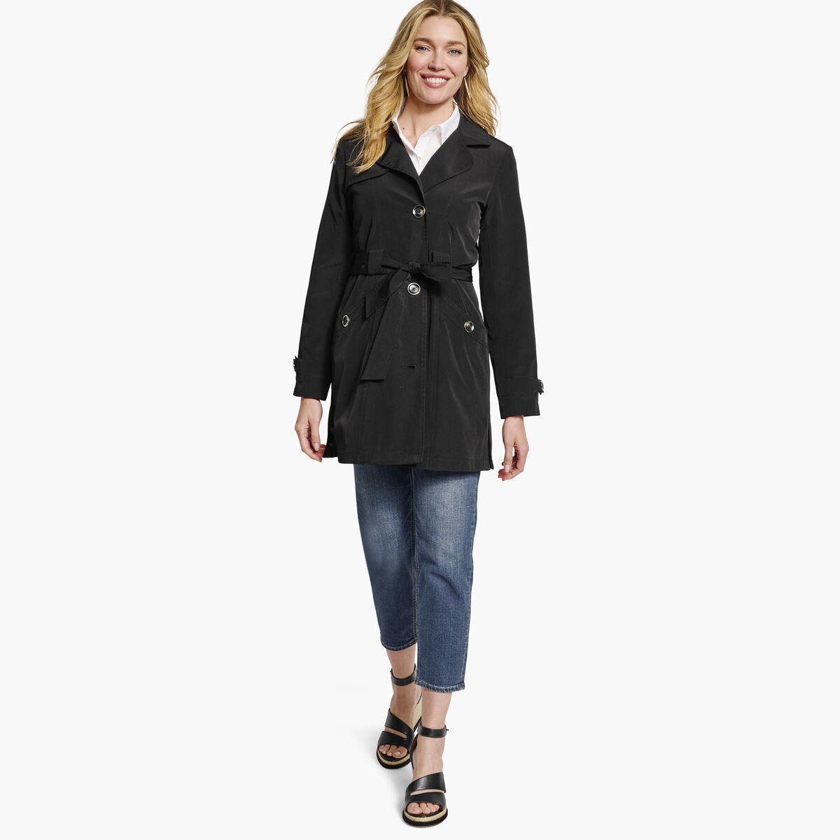 Belted Trench Coat image number null