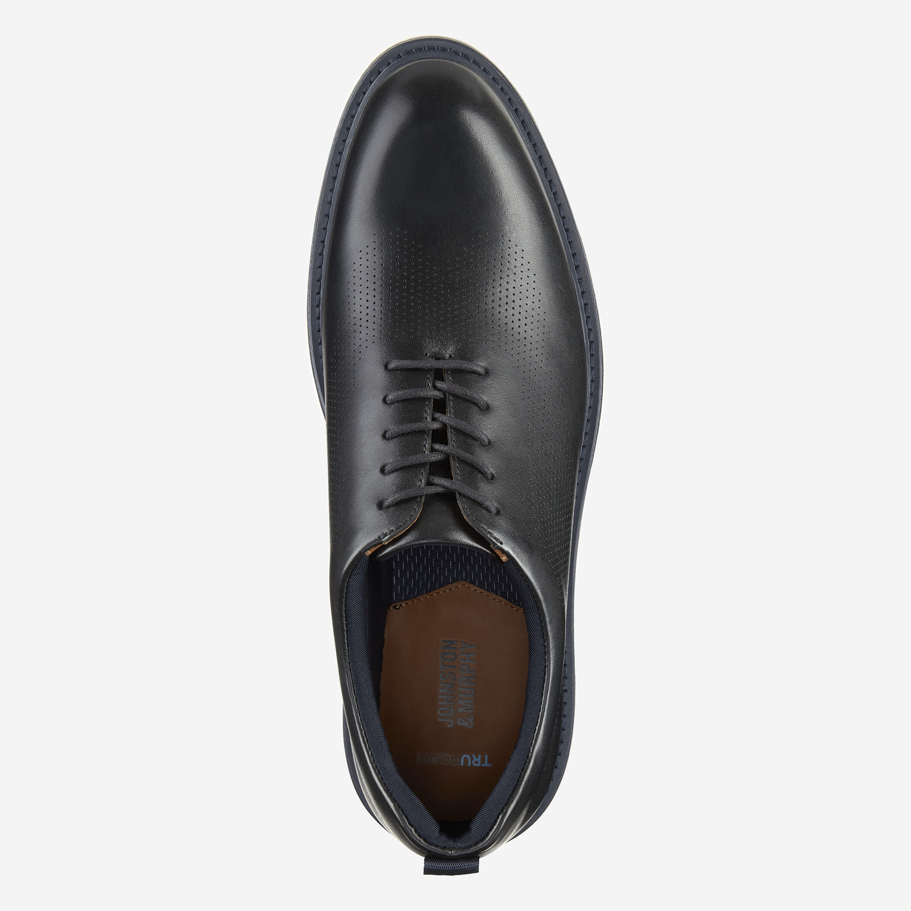 NEW JOHNSTON & MURPHY men\'s upton plain toe shoes in black full grain JOHNSTON & MURPHY Men main image 4