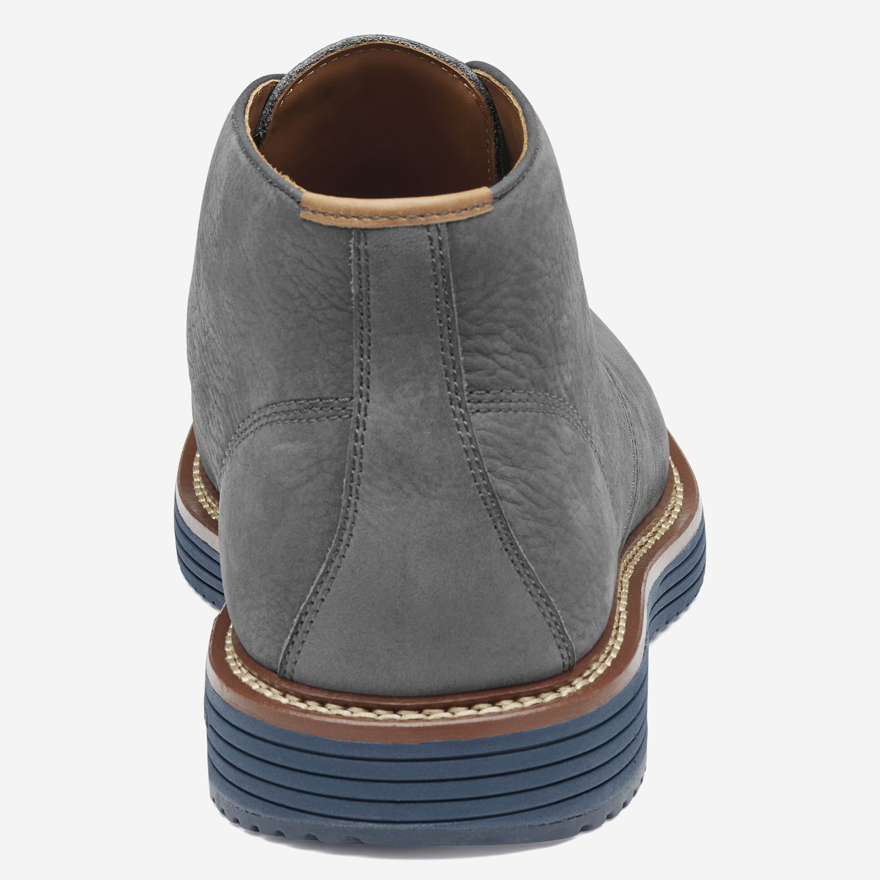 JOHNSTON AND MURPHY DRESS CHUKKA BOOTS GRAY LEATHER LACE UP SIZE 12M http:// main image 2