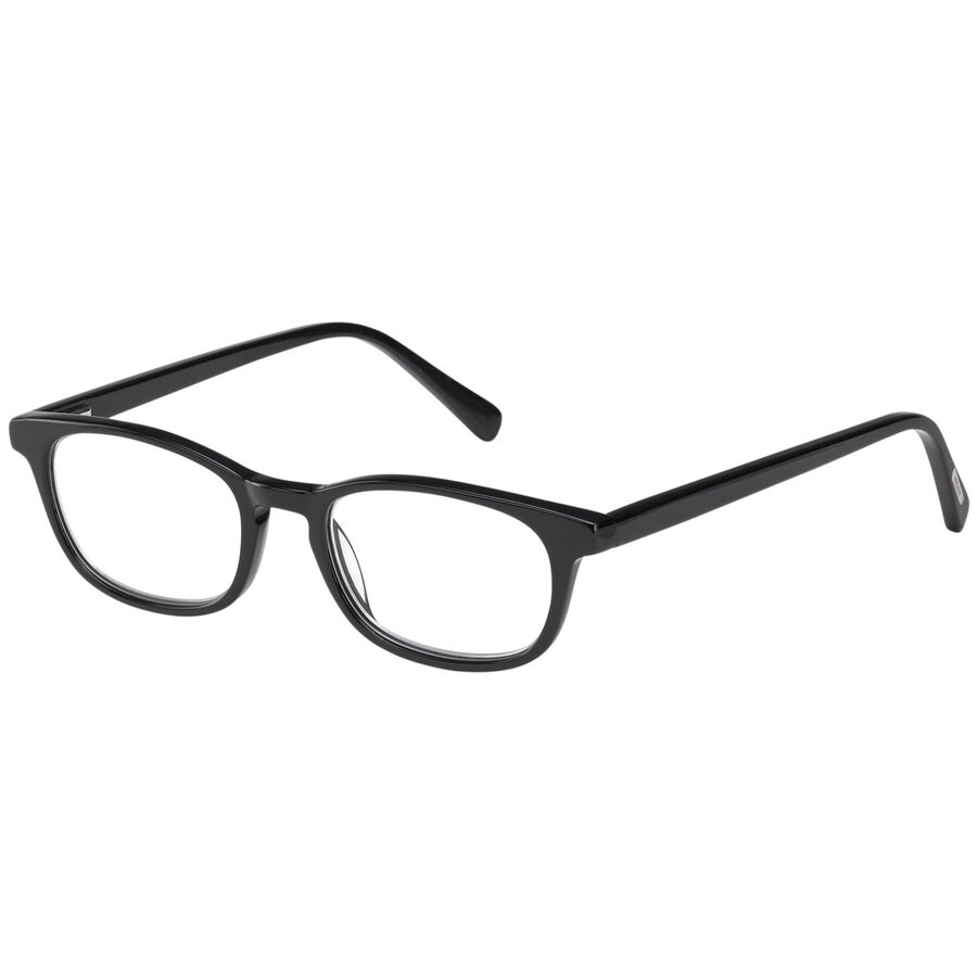 Men's Rectangle Readers in Black | Johnston & Murphy