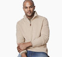 Ribbed Quarter-Zip image number null