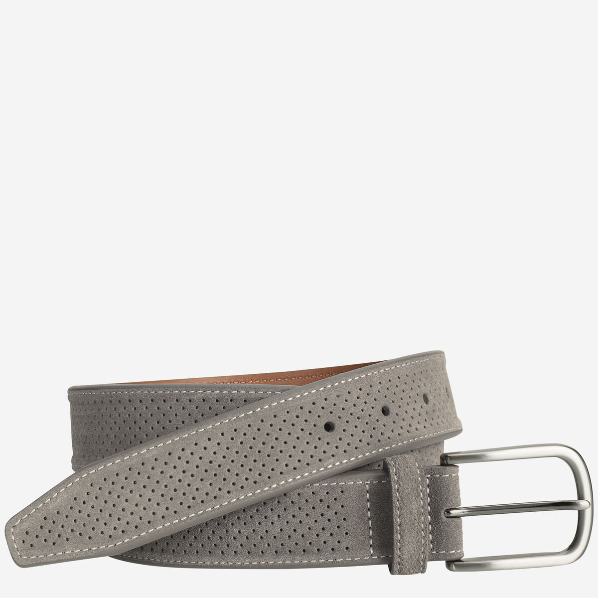 Perfed Suede Belt image number null
