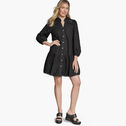 Button-Front Eyelet Dress image number null