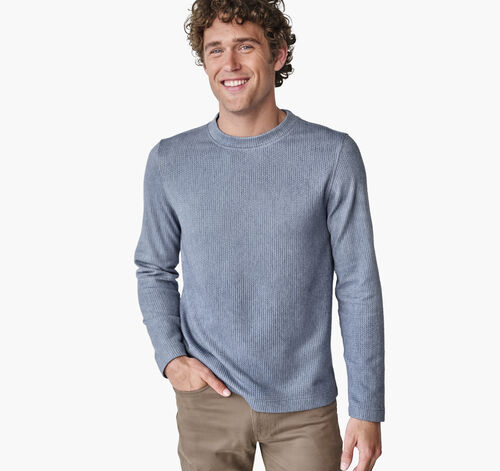 Weaver Crew Pullover - Blue