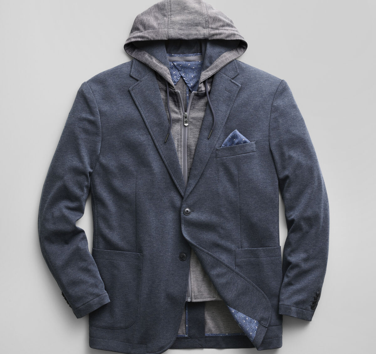 XC Flex&reg; Pinnacle Hooded Knit Blazer image number null