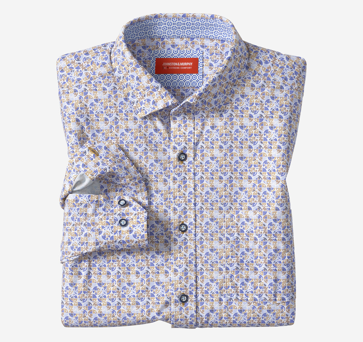 XC+&trade; Motion Long-Sleeve Print Knit Shirt image number null